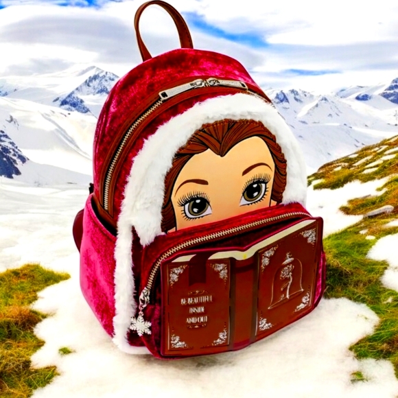Loungefly Beauty&theBeast DisneyBelleBook MiniBackpack,Charm, Beast Train Case! - Picture 11 of 16